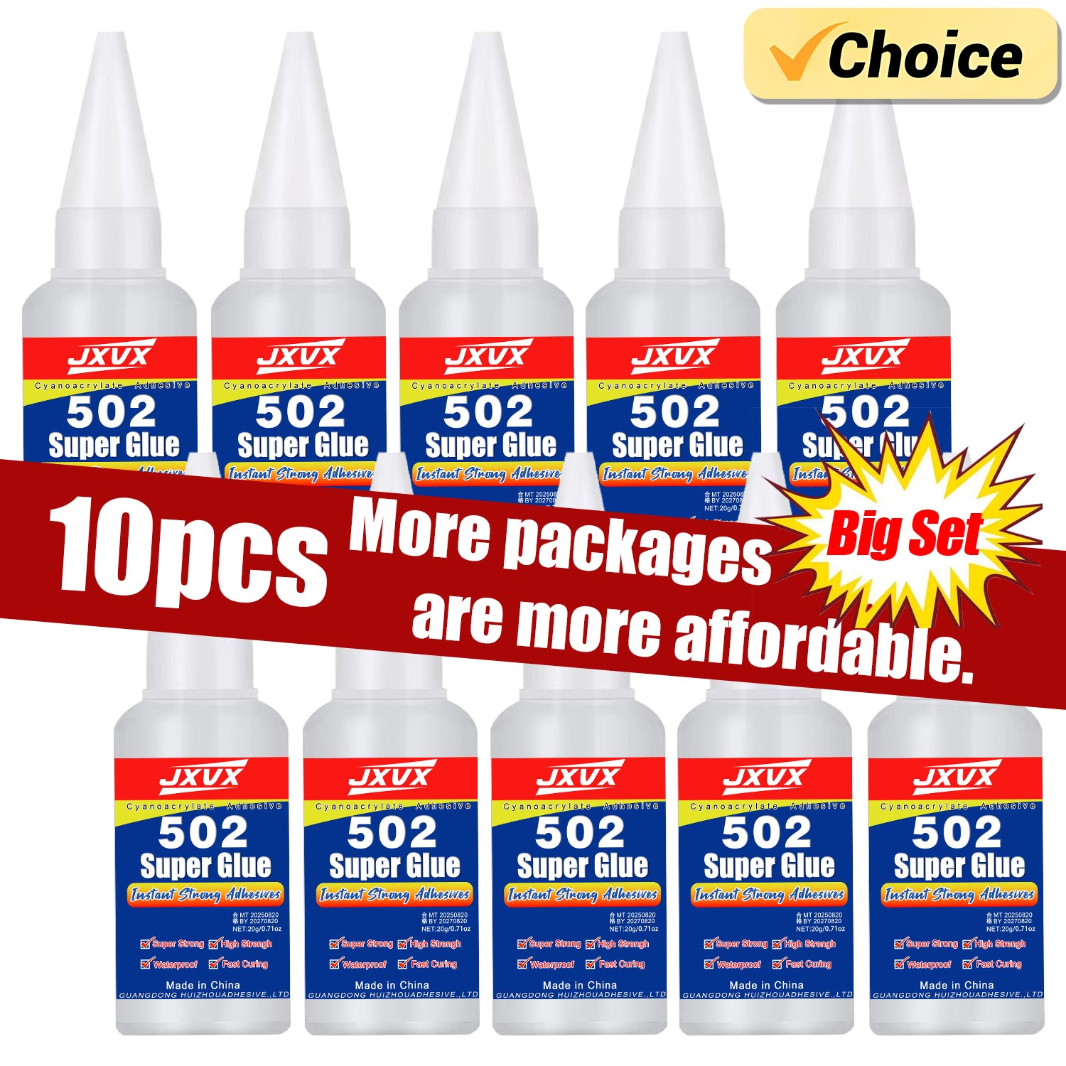 Woodworking Quick Glue - 5-10pcs 502 Super Glue Instant Quick-drying