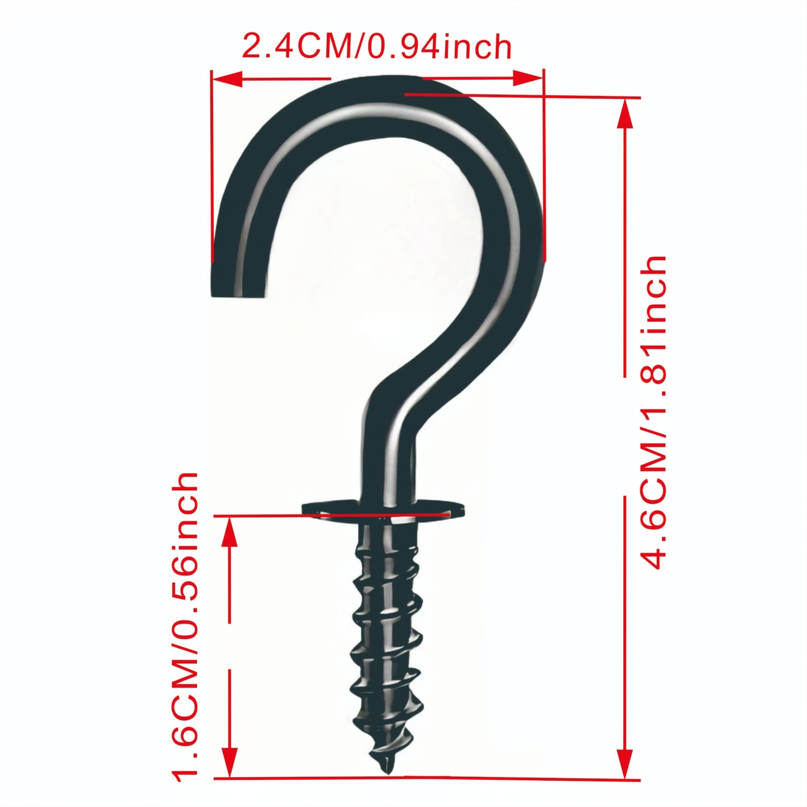 4pcs Large Cup Hooks, Screw Ho - Woodworking Questions review and price