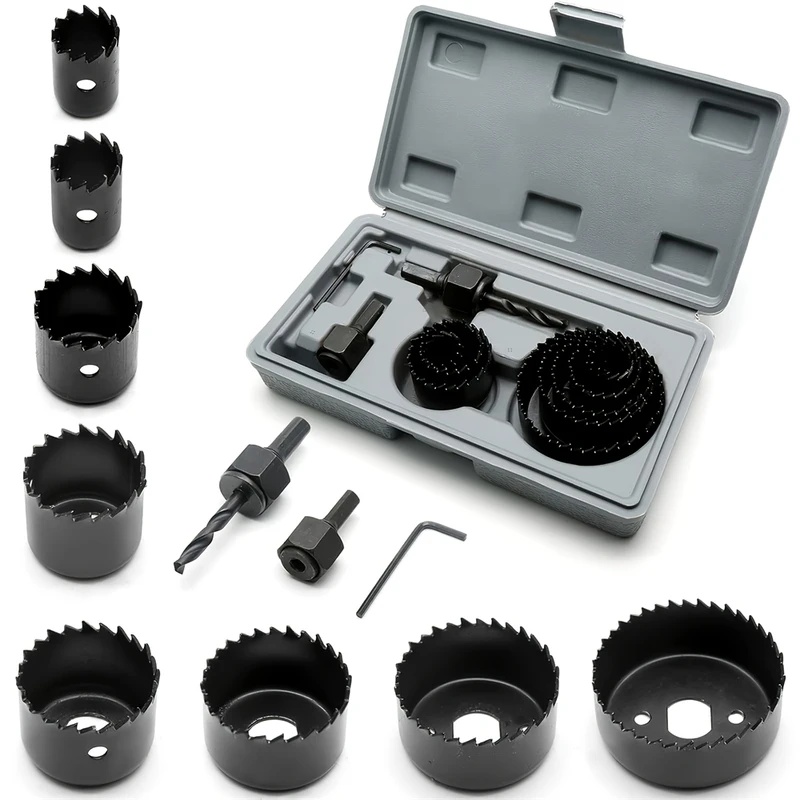 8pcs Woodworking Hole Saw Kit  - Woodworking Drill Bits review and price