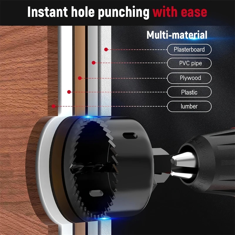 8pcs Woodworking Hole Saw Kit  - Woodworking Drill Bits review and price
