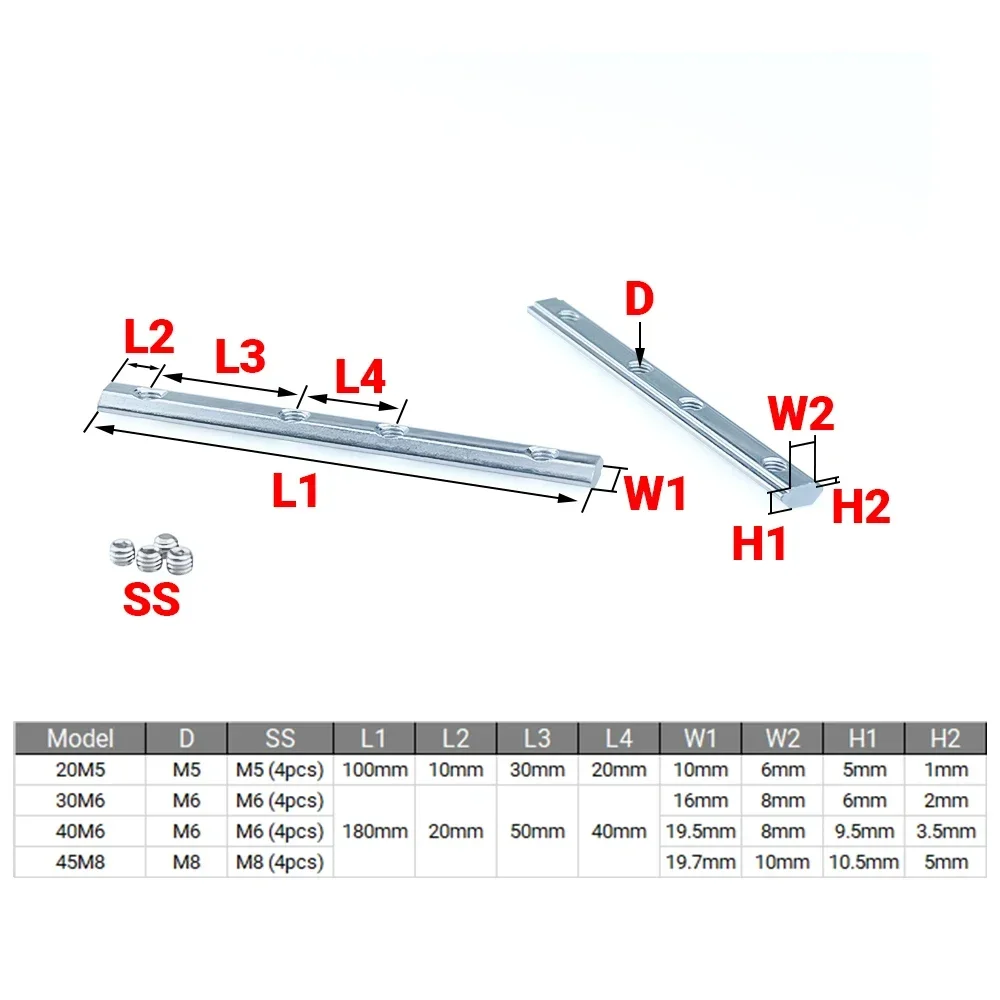 4Pcs V-Slot T-Slot Joiner 180  - Woodworking Joint Types review and price
