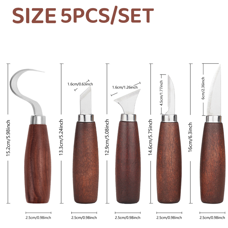5pcs tools for wood carving Ch - Woodworking Knife review and price