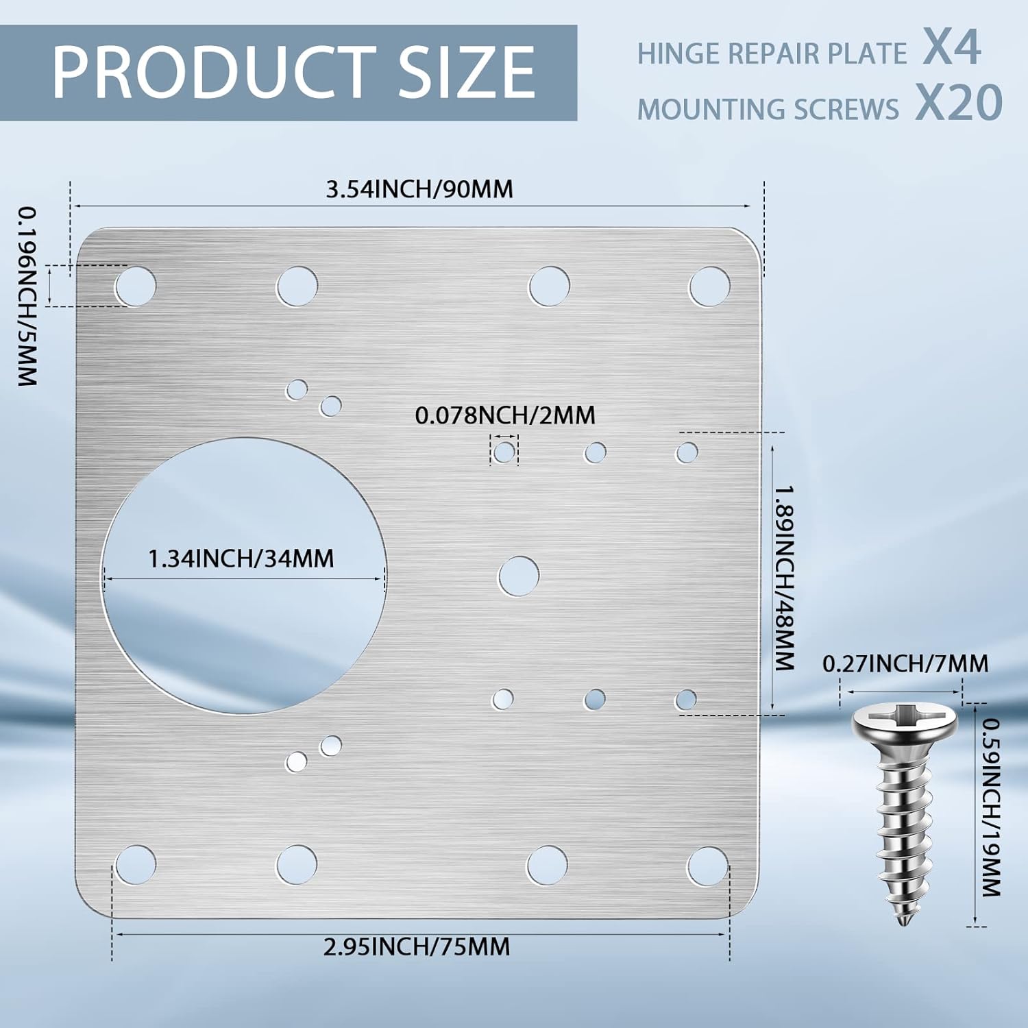 Cabinet Hinge Repair Plate Kit - Cabinet Scraper Set review and price