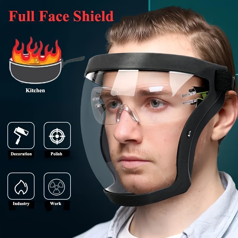 Full-Face Transparent Protecti - Woodworking Face Shield review and price