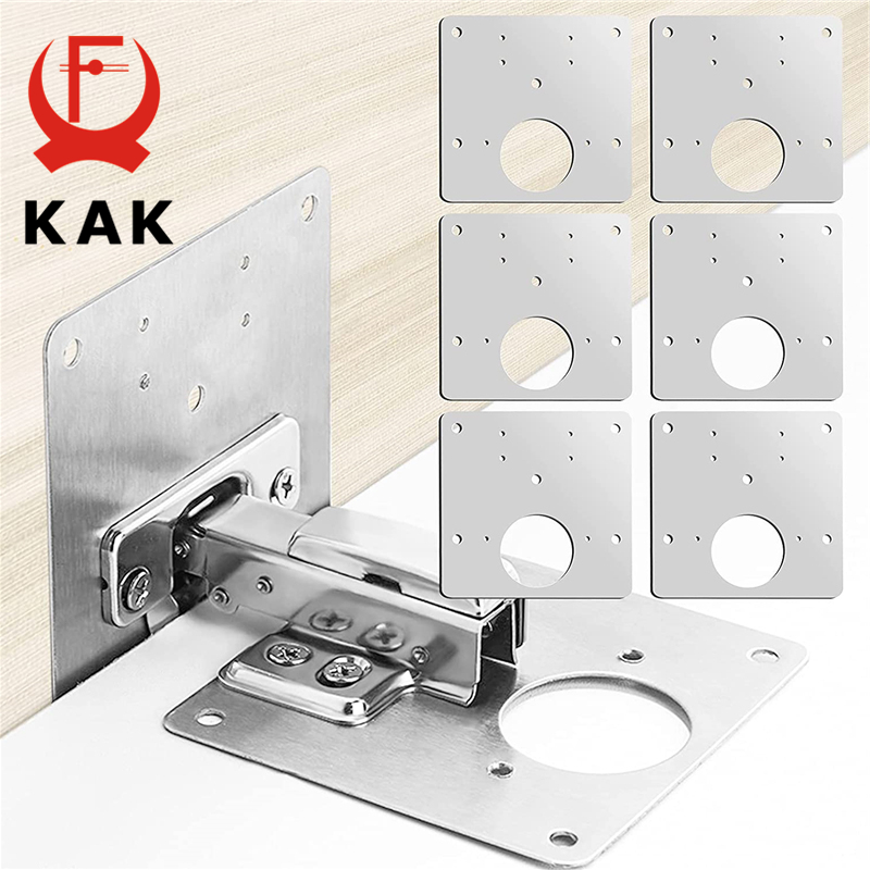 KAK 8pcs Hinge Repair Plate Br - Cabinet Scraper Set review and price