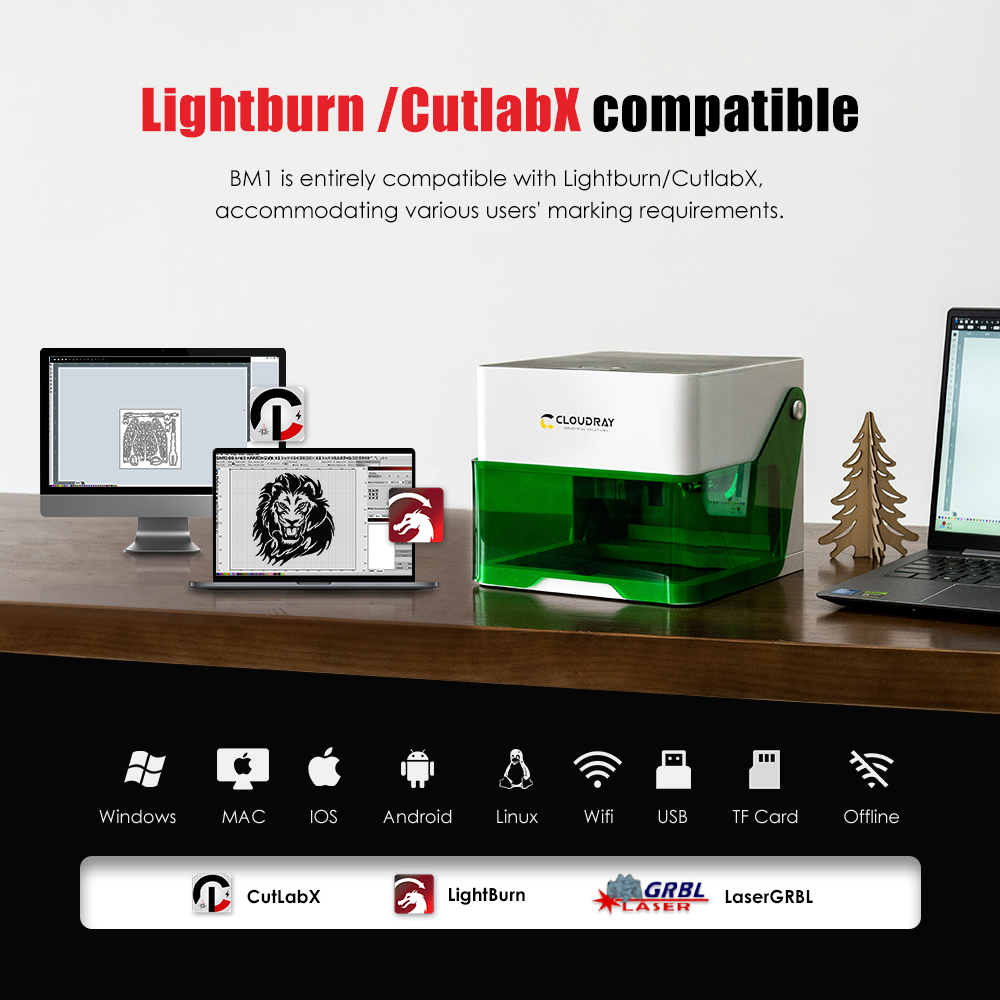 Cloudray 5000mw CNC Mini Laser - Woodworking Finishing review and price