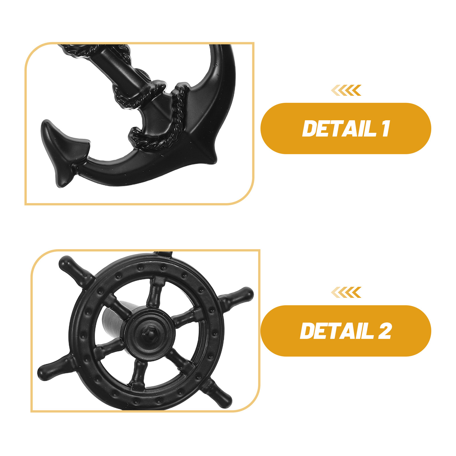 4Pcs Black Vintage Drawer Pull - Woodworking Hatchet review and price