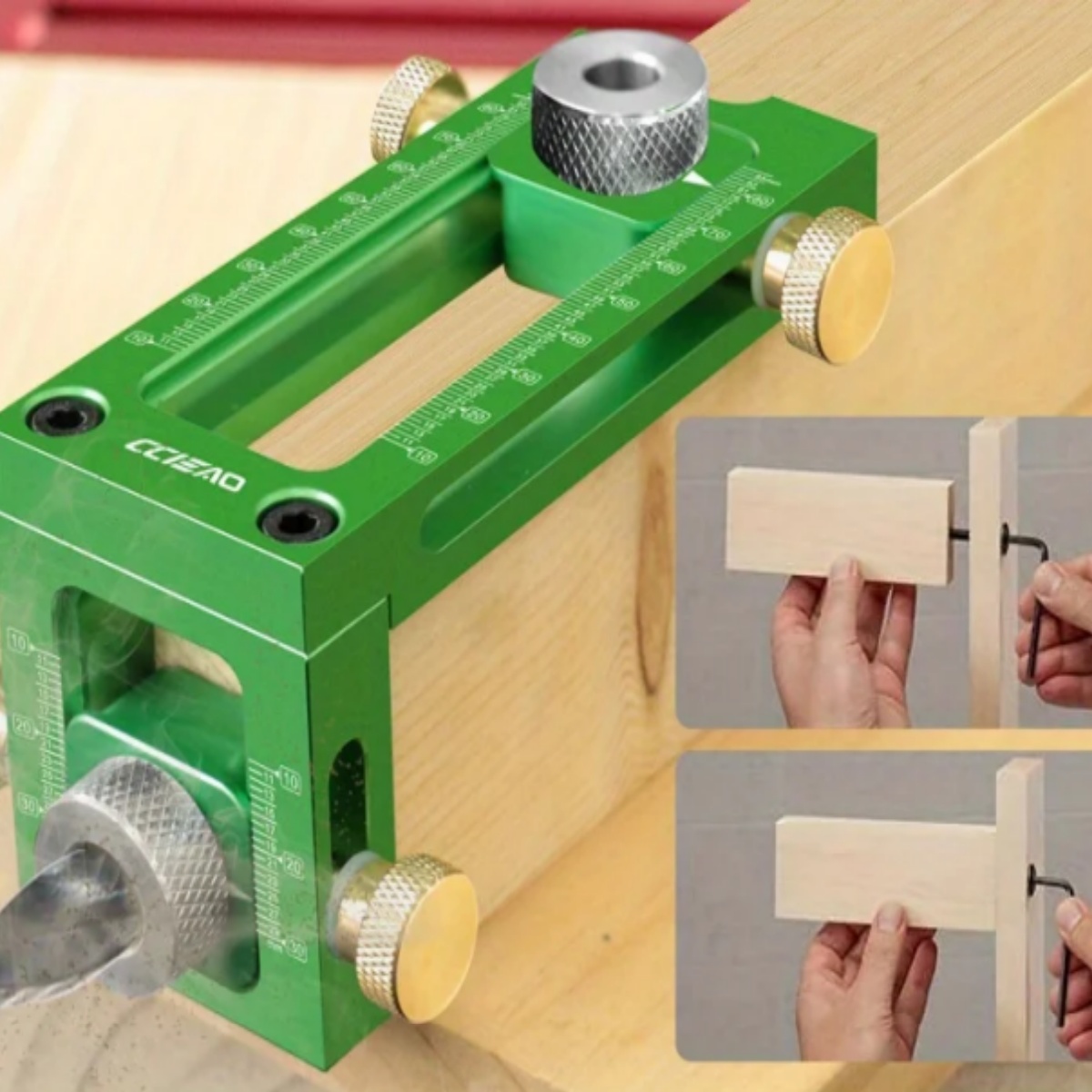 Screw Jig 2-in-1 Adjustable Wo - Woodworking Drill Bits review and price