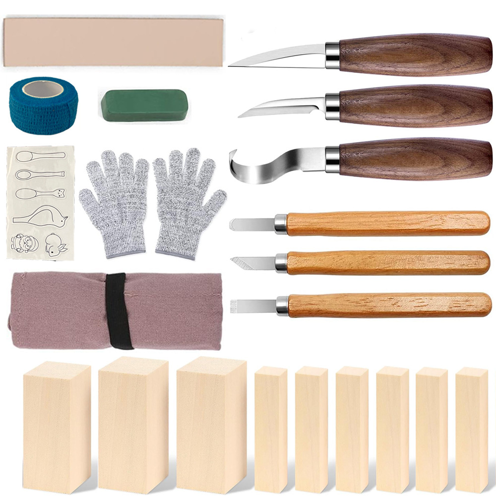 Carving Knife Gift Box Set 21- - Woodworking Knife review and price