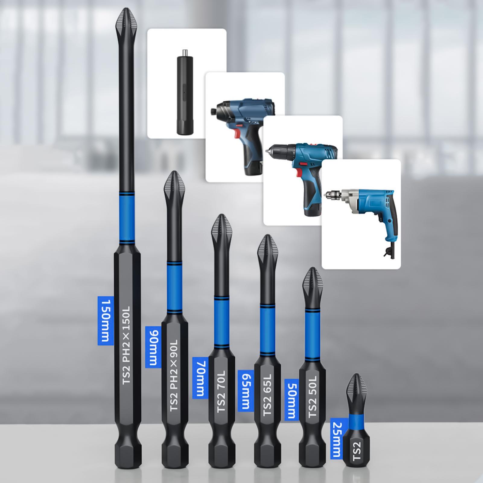 Drill Screwdriver Bit Set 6-Pi - Woodworking Drill Bits review and price