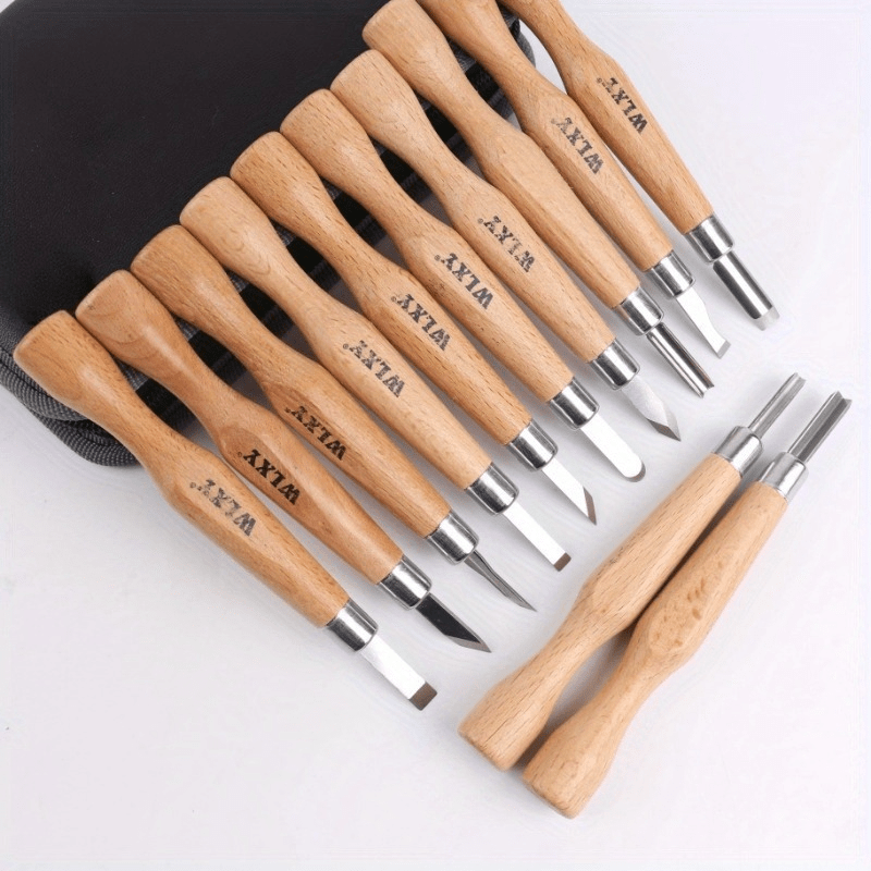 Set Of 12 Professional Wooden  - Woodworking Knife review and price