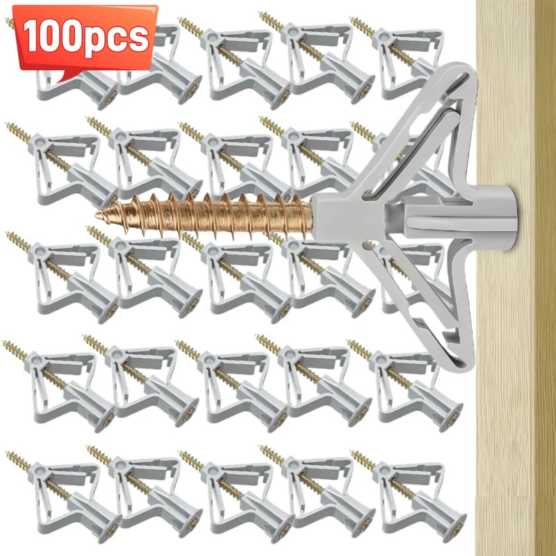 100PCS Plasterboard Expansion  - Woodworking Hatchet review and price