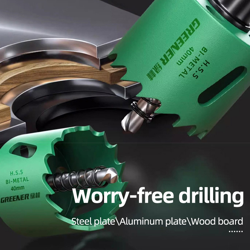 19-127mm Hole Saw Cutting Set  - Woodworking Drill Bits review and price