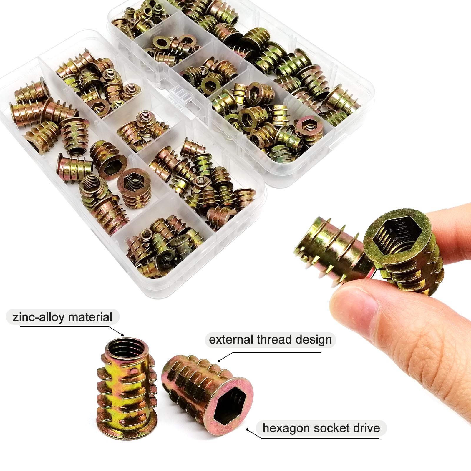165/75/55pcs Threaded Insert N - Cabinet Scraper Set review and price