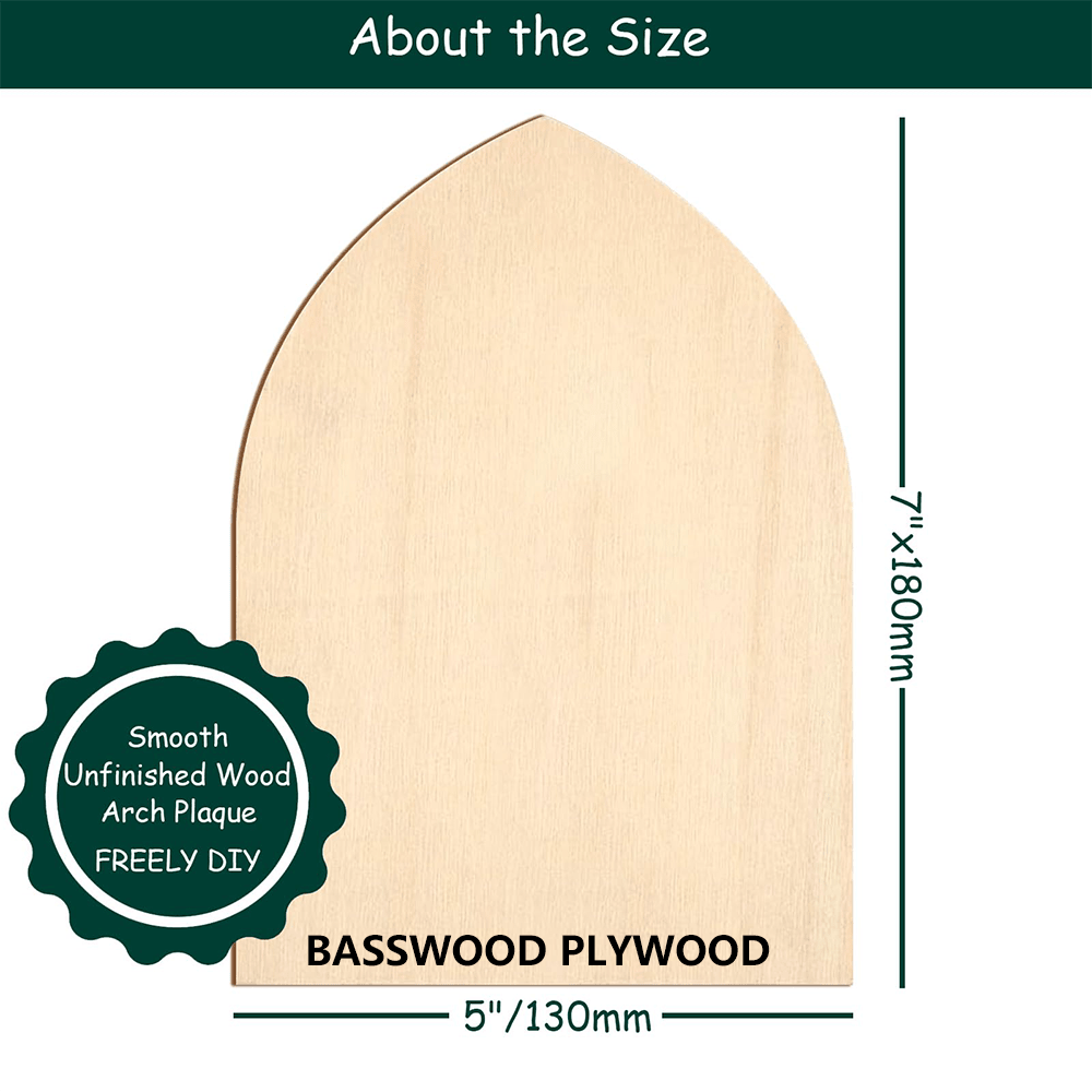 Unfinished Basswood Arch Plank - Woodworking Face Shield review and price