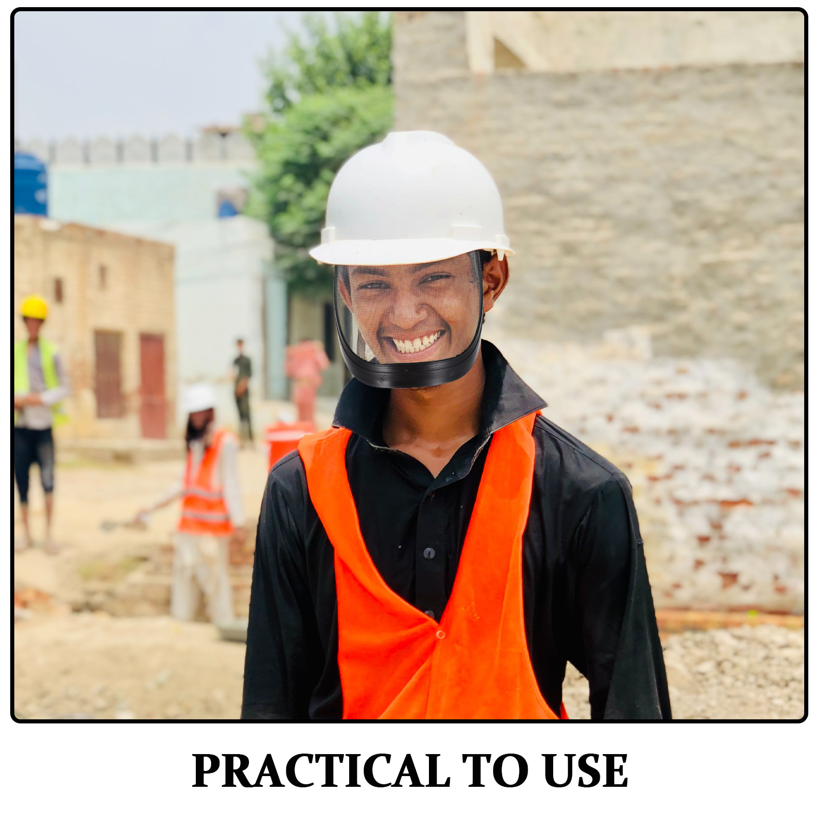 Yellow Mesh Safety Visor Face  - Woodworking Face Shield review and price