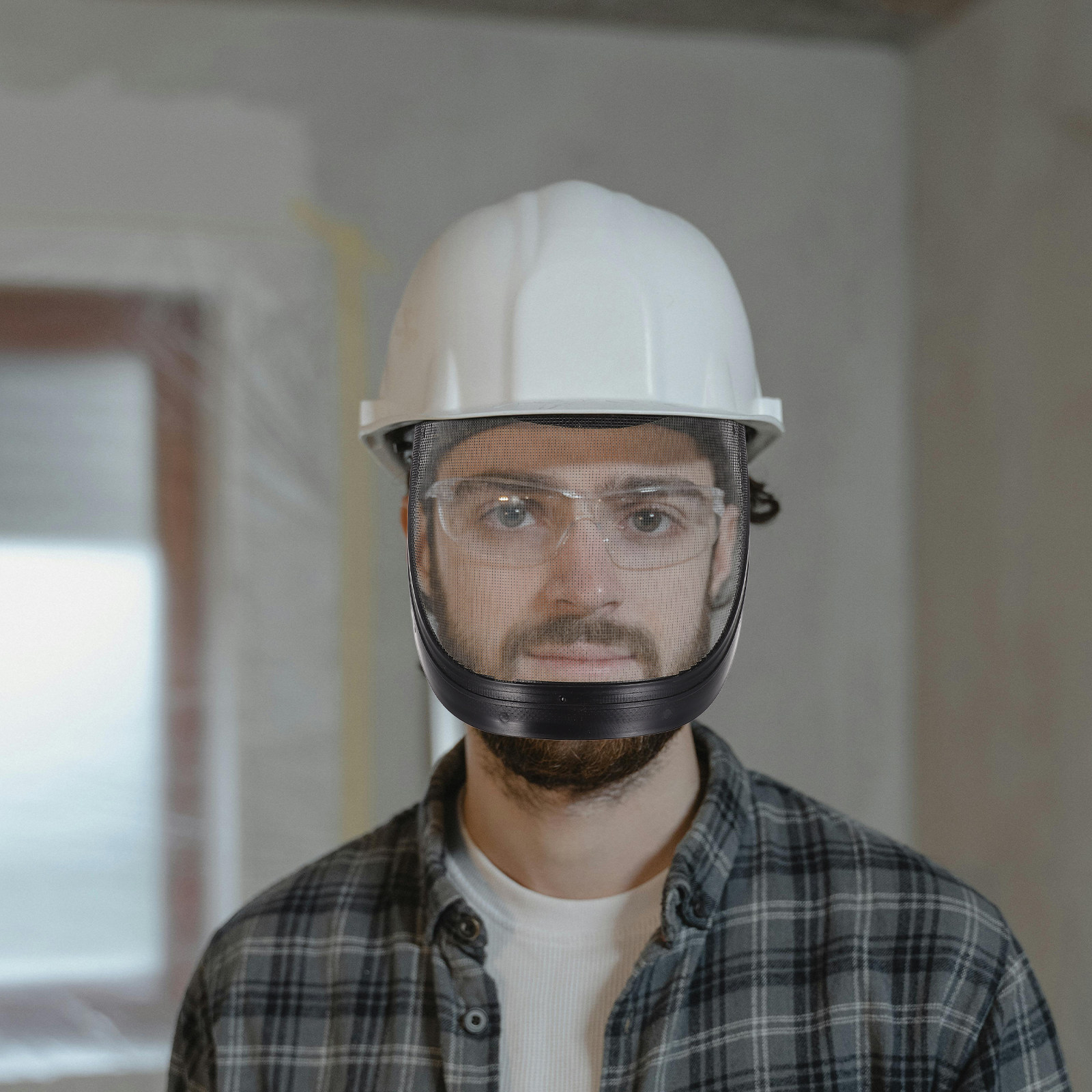 Yellow Mesh Safety Visor Face  - Woodworking Face Shield review and price