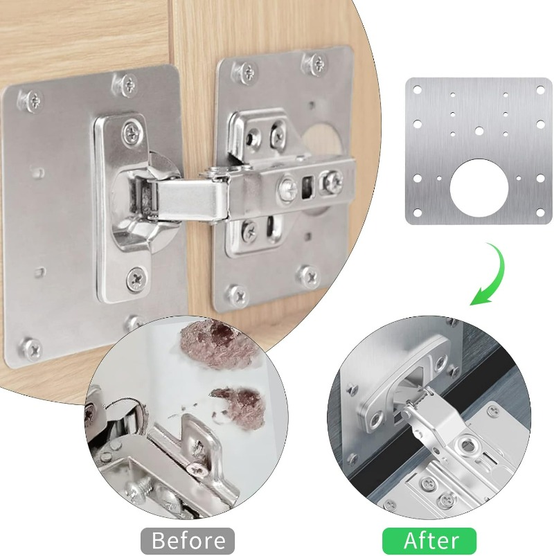 Cabinet Door Hinge Repair Plat - Cabinet Scraper Set review and price