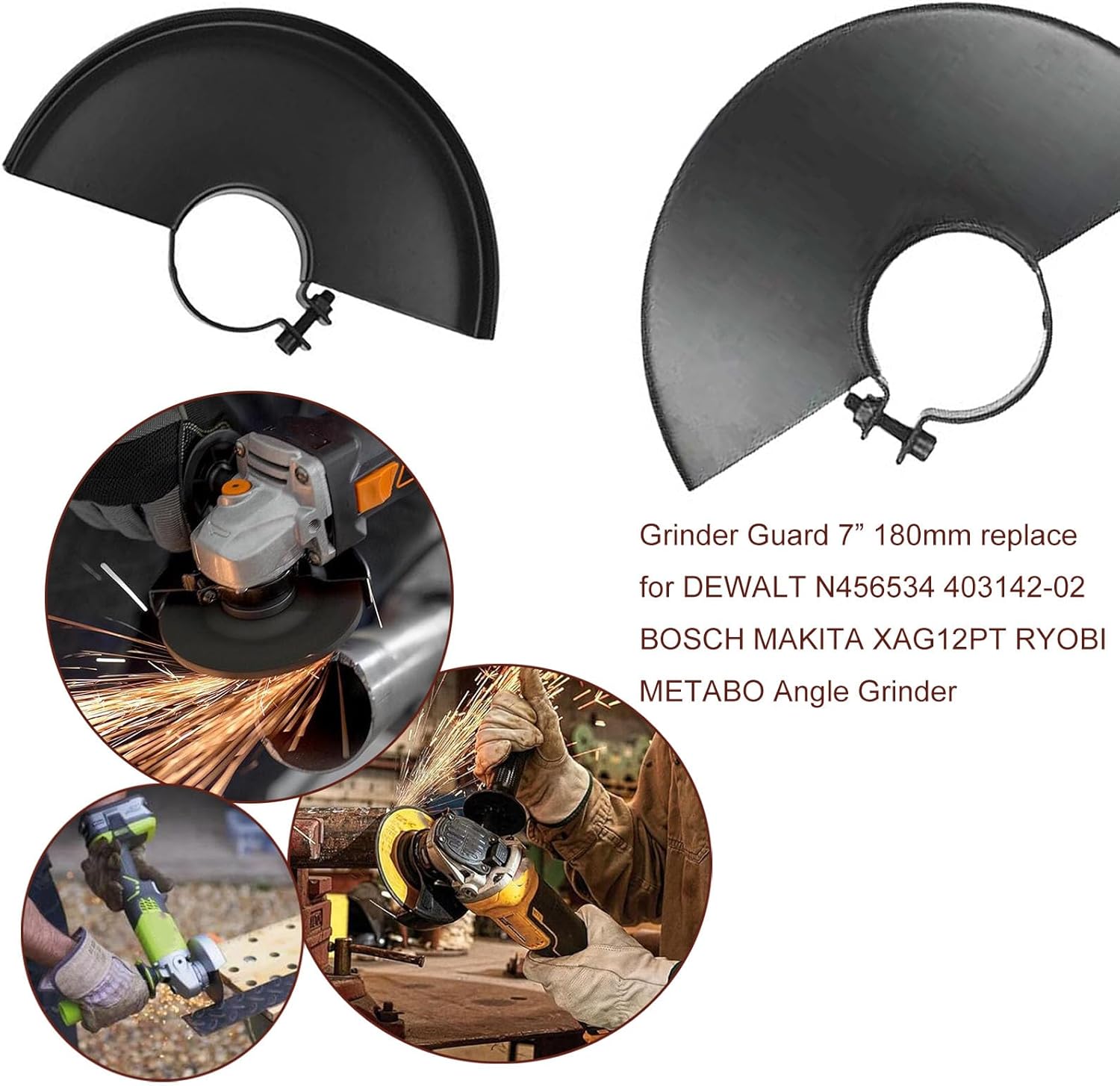 Metal Angle Grinder Guard, Bla - Woodworking Face Shield review and price