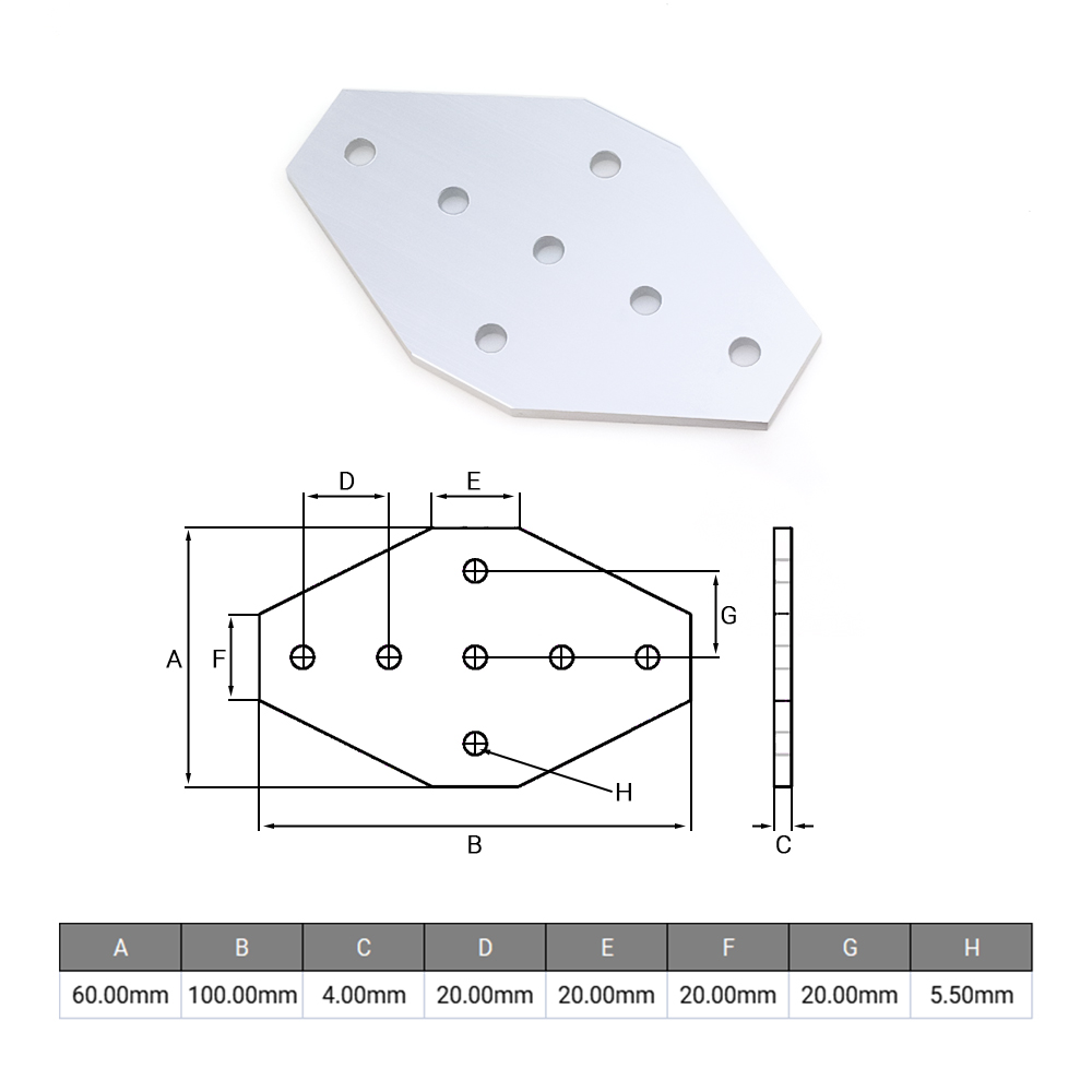 Openbuilds 7 Hole Cross Joinin - Woodworking Joint Types review and price